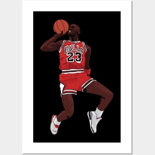 Michael Jordan Chicago Bulls Dunk Posters and Art
